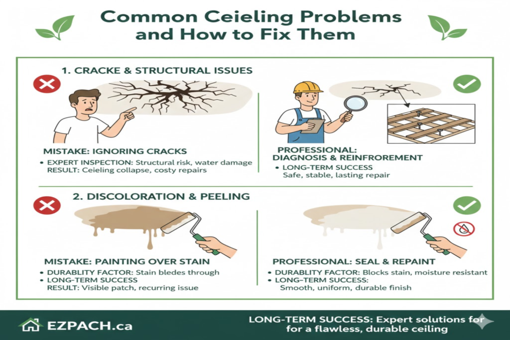 Common Ceiling Problems and How to Fix Them