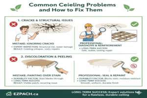 Common Ceiling Problems and How to Fix Them