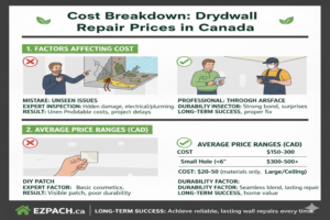 Cost Breakdown: Drywall Repair Prices in Canada