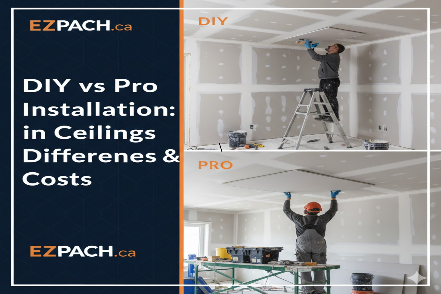 DIY vs Pro Installation: Differences & Costs - EZ PATCH