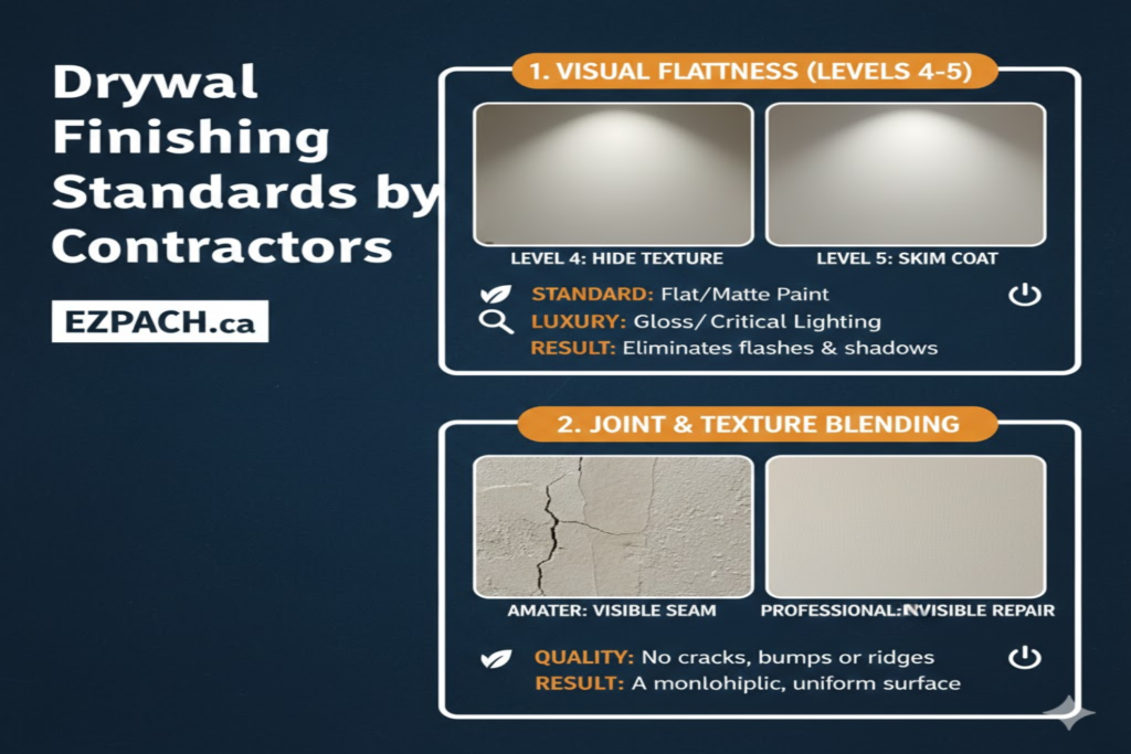 Drywall Finishing Standards Used by Contractors
