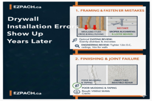 Drywall Installation Errors That Show Up Years Later