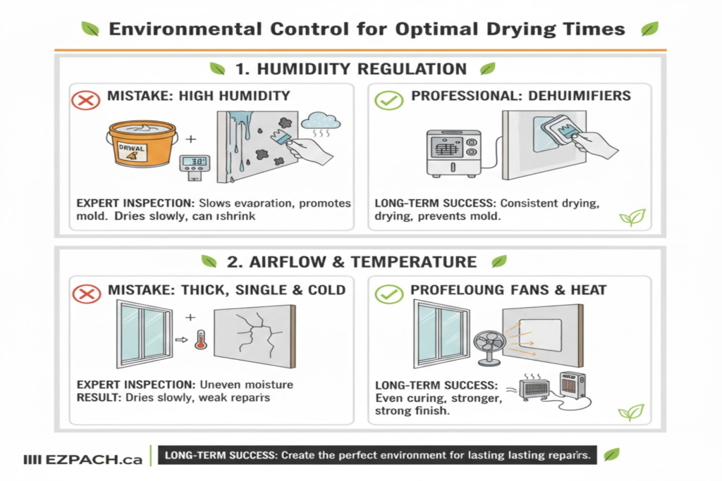 Environmental Control for Optimal Drying
