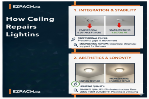 How Ceiling Repairs Impact Lighting Fixtures