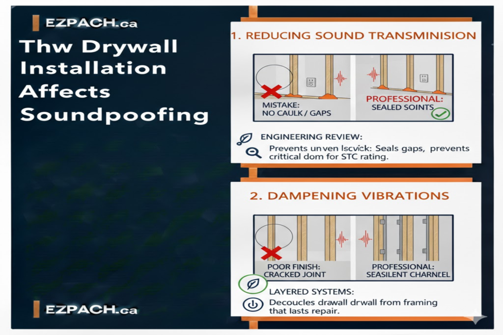 How Drywall Installation Affects Soundproofing