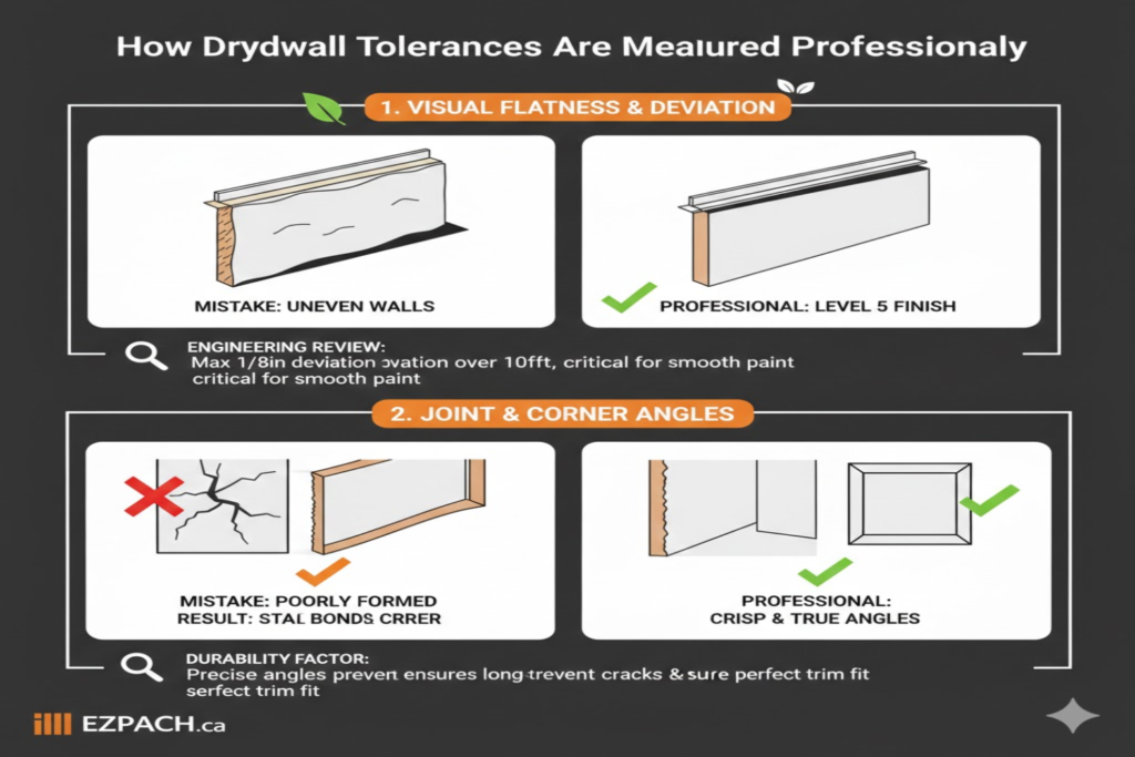 How Drywall Tolerances Are Measured Professionally