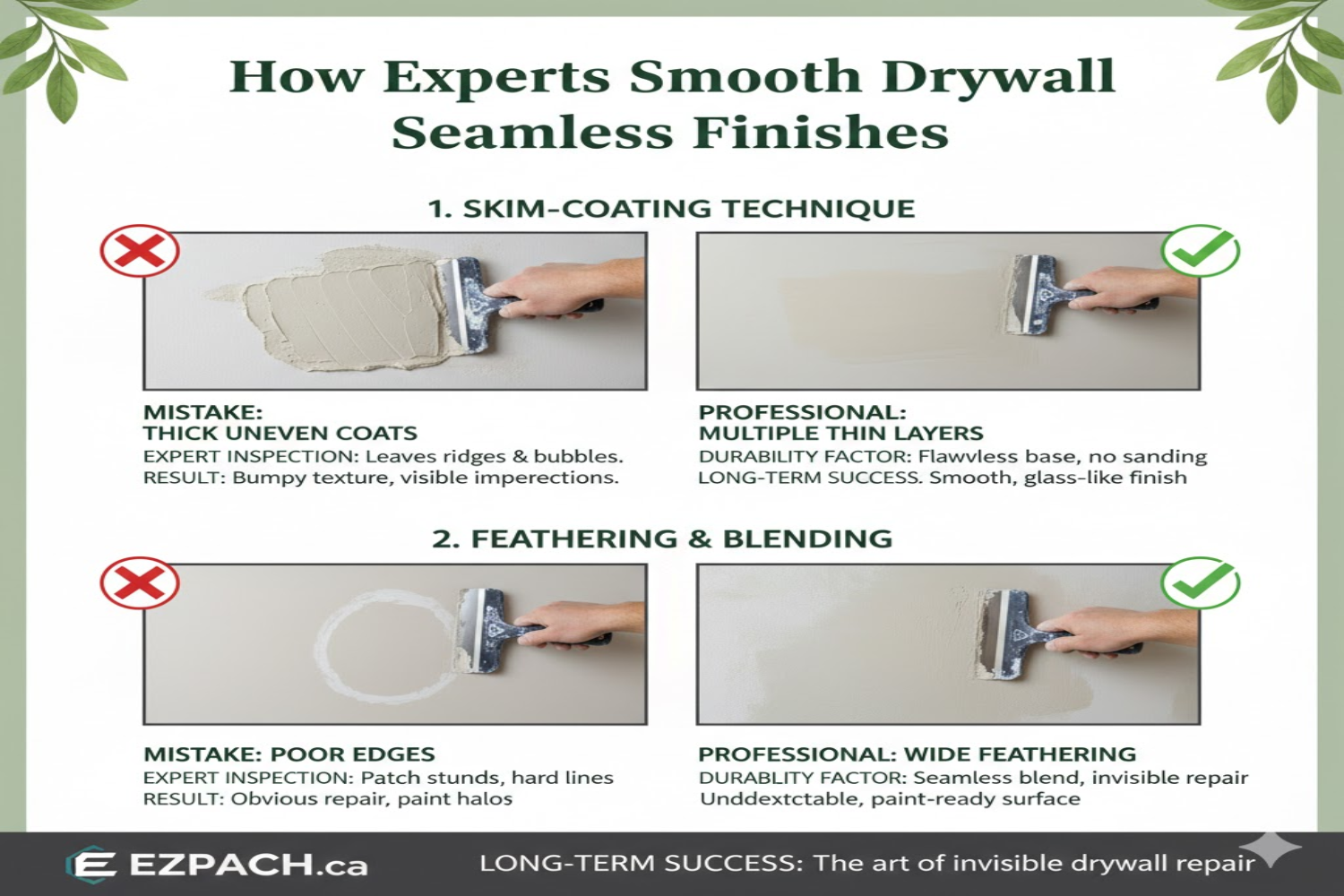 How Experts Smooth Drywall Seamless Finishes