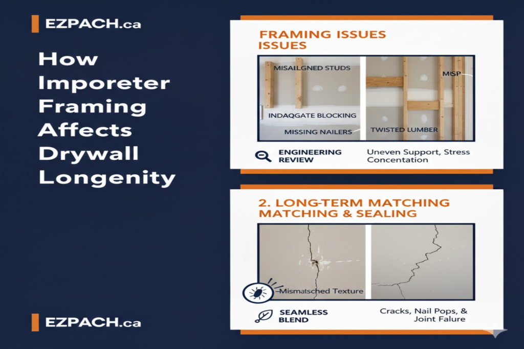 How Improper Framing Affects Drywall Longevity