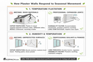 How Plaster Walls Respond to Seasonal Movement