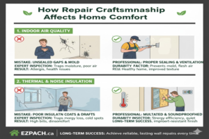 How Repair Craftsmanship Affects Home Comfort