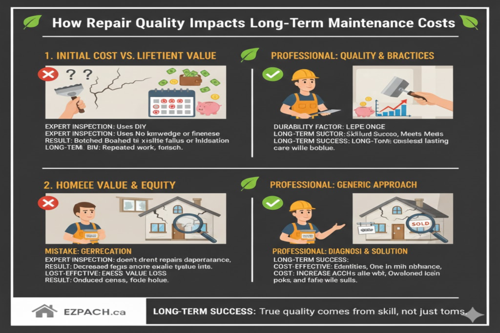 How Repair Quality Impacts Long-Term Maintenance Costs