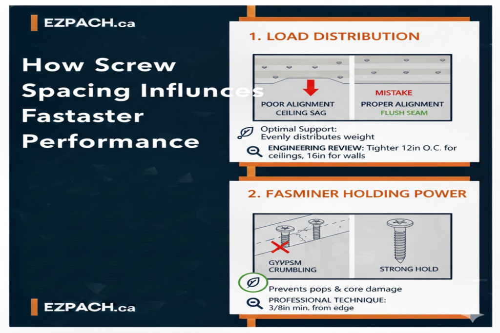 How Screw Spacing Influences Fastener Performance