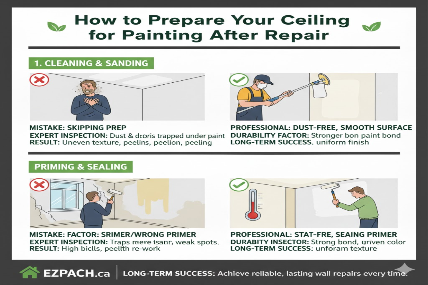 How to Prepare Your Ceiling for Painting After Repair