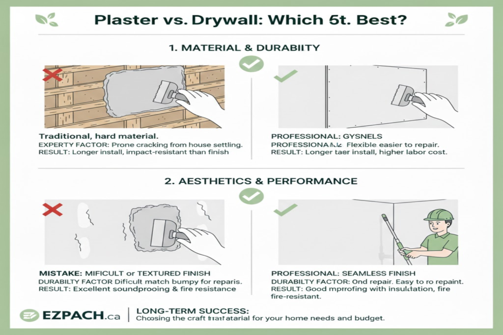 Plaster vs Drywall: Which is Best?