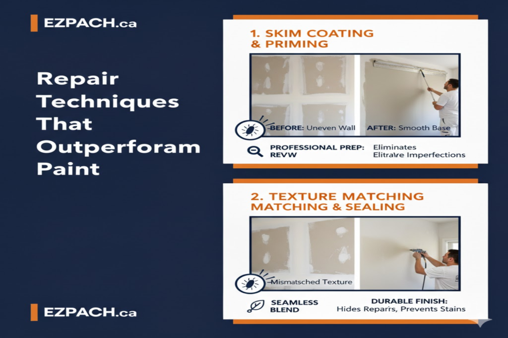 Repair Techniques That Outperform Paint