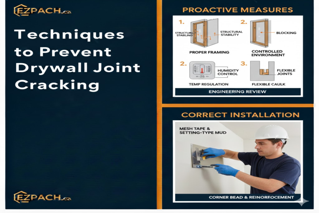 Techniques to Prevent Drywall Joint Cracking