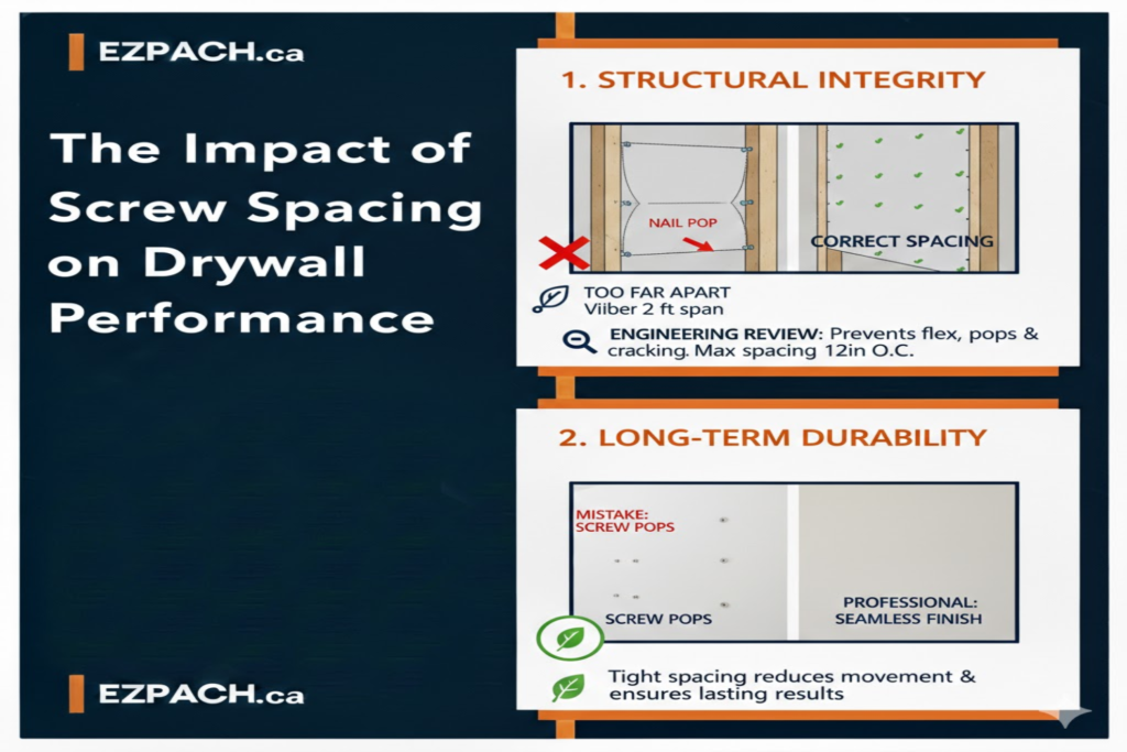 The Impact of Screw Spacing on Drywall Performance