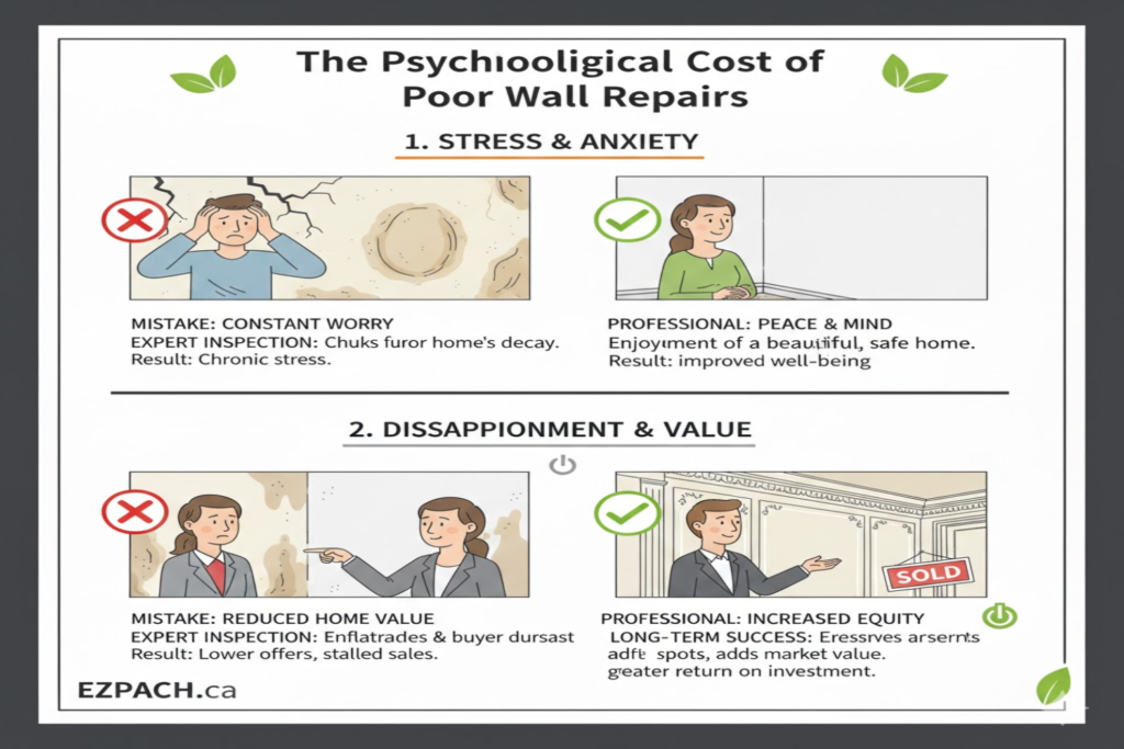 The Psychological Cost of Poor Wall Repairs