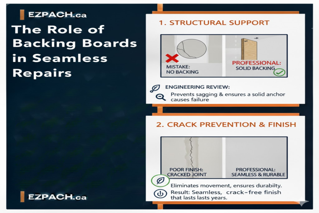 The Role of Backing Boards in Seamless Repairs