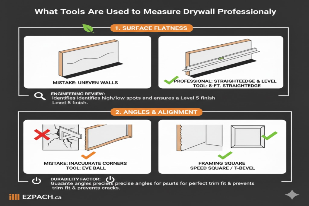 What Tools Are Used to Measure Drywall Tolerances