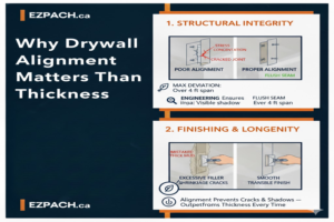 Why Drywall Alignment Matters More Than Thickness