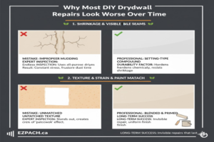 Why Most DIY Drywall Repairs Look Worse Over Time