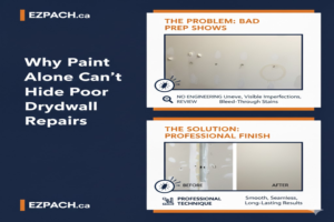 Why Paint Alone Can&rsquo;t Hide Poor Drywall Repairs