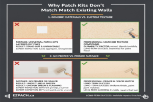 Why Patch Kits Don&rsquo;t Match Existing Walls