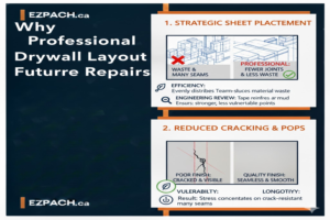 Why Professional Drywall Layout Reduces Future Repairs