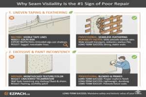 Why Seam Visibility Is the #1 Sign of Poor Repair
